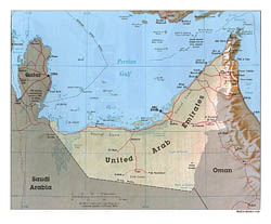 Maps Of United Arab Emirates Detailed Map Of UAE In English Tourist