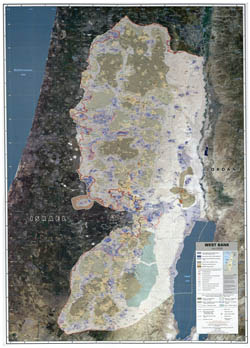 Large scale map of West Bank - 2008.