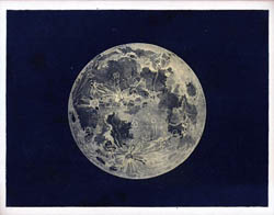 Detailed map of the Moon - 1842.